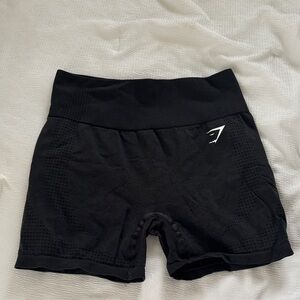 black Gymshark shorts size M